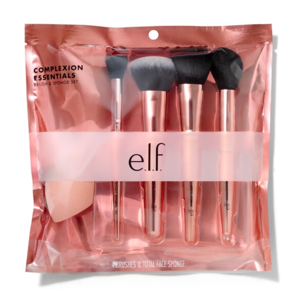Elf -Complexion Essentials Brush & Sponge Set